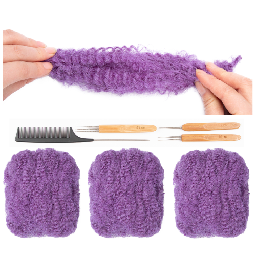 BLT human hair purple afro kinky curly human hair braiding hair, kinky curly human hair bulk, afro kinky human hair